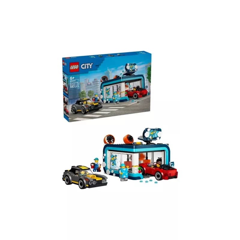 LEGO City 60497 Lavagem Automática de Carros Drive-Through (583 peças)