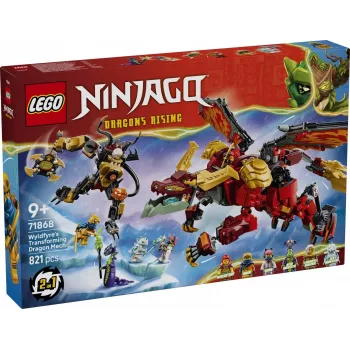 LEGO NINJAGO 71868 Mech Dragão Transformável do Wyldfyre (821 peças)