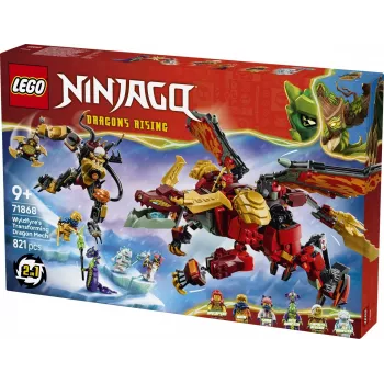 LEGO NINJAGO 71868 Mech Dragão Transformável do Wyldfyre (821 peças)