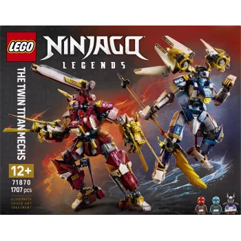 LEGO NINJAGO 71870 Os Mechs Titã Gémeos (1707 peças)