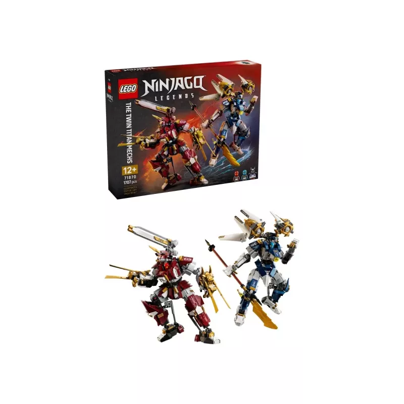 LEGO NINJAGO 71870 Os Mechs Titã Gémeos (1707 peças)