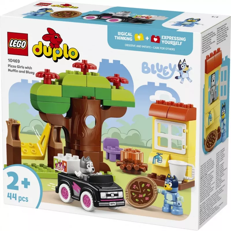 LEGO DUPLO Bluey 10469 Muffin e a Pizzaria da Bluey (44 peças)