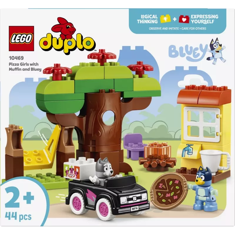 LEGO DUPLO Bluey 10469 Muffin e a Pizzaria da Bluey (44 peças)
