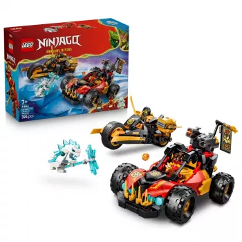 LEGO NINJAGO 71864 Veículos Combinados de Kai e Cole (394 peças)