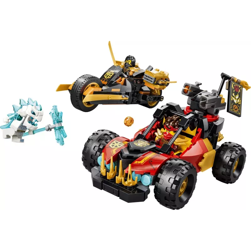 LEGO NINJAGO 71864 Veículos Combinados de Kai e Cole (394 peças)