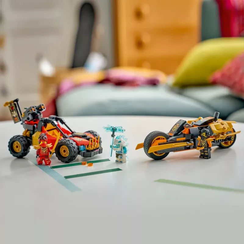 LEGO NINJAGO 71864 Veículos Combinados de Kai e Cole (394 peças)