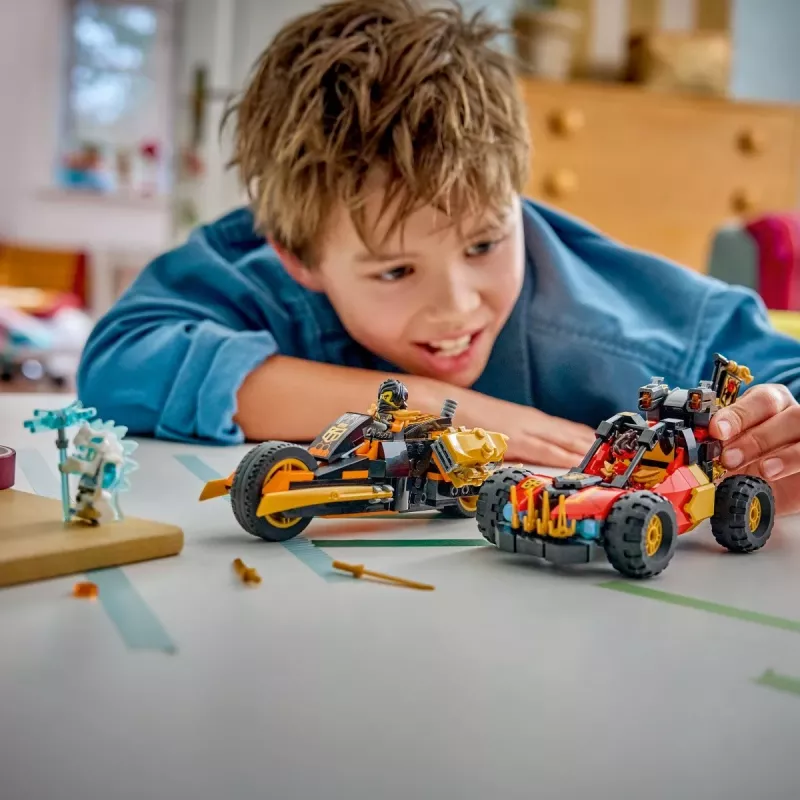 LEGO NINJAGO 71864 Veículos Combinados de Kai e Cole (394 peças)