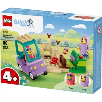 LEGO Bluey 11216 Avós com Bingo e Bluey (80 peças)