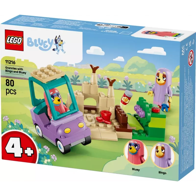 LEGO Bluey 11216 Avós com Bingo e Bluey (80 peças)