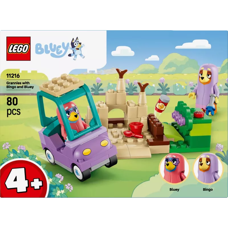 LEGO Bluey 11216 Avós com Bingo e Bluey (80 peças)