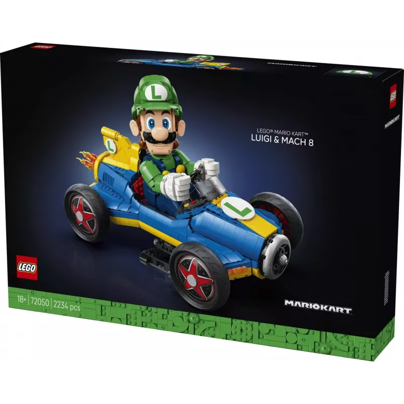 LEGO Super Mario 72050 Mario Kart - Luigi e Mach 8 (2234 peças)