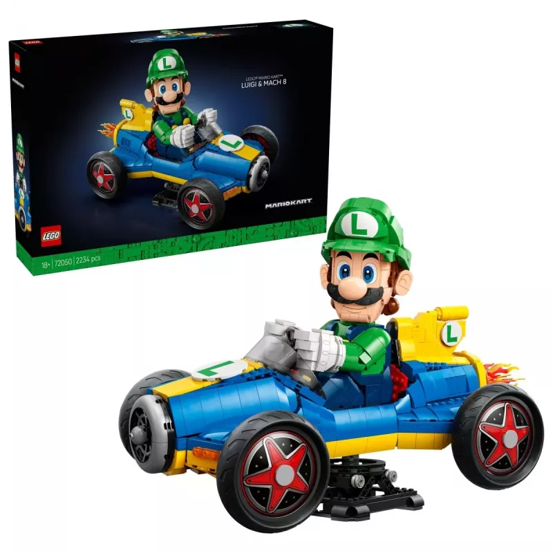 LEGO Super Mario 72050 Mario Kart - Luigi e Mach 8 (2234 peças)
