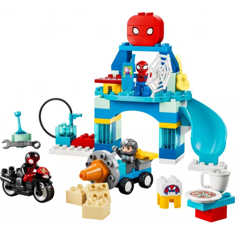 LEGO DUPLO Marvel 10464 Esconderijo da Equipa Spidey (65 peças)