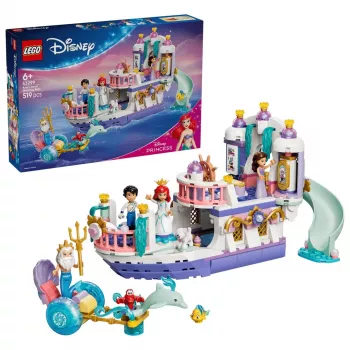 LEGO Disney 43299 Barco de Casamento Real da Ariel (519 peças)