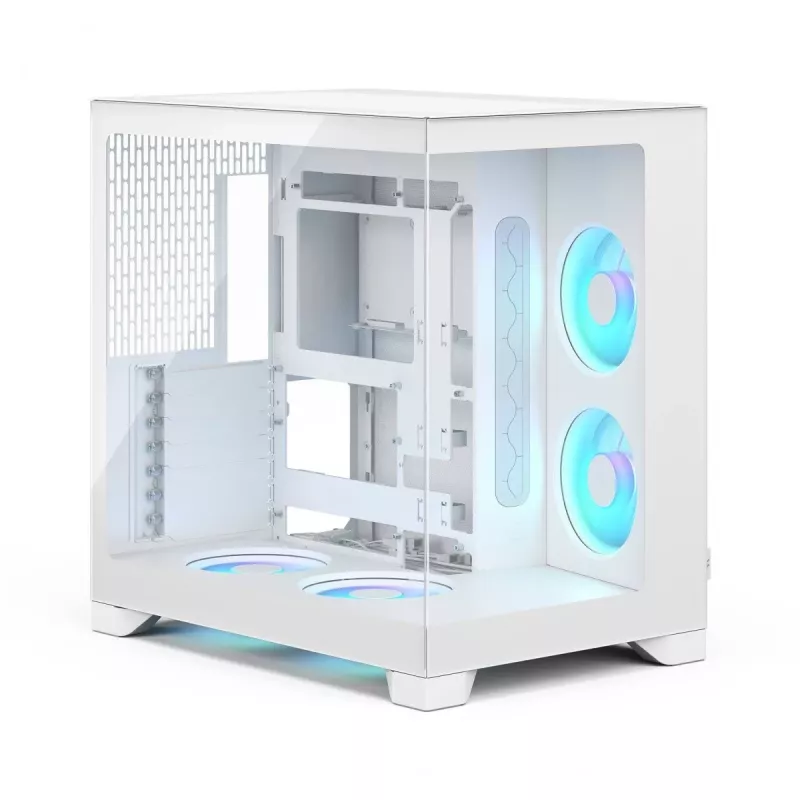 Caixa Midi-Tower ATX Fractal Design Pop 2 Vision White RGB (vidro temperado)