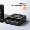 AXAGON ADSA-M2C44 USB4 40Gbps Estação de Ancoragem M.2 NVMe SSD de 4 Baías com Função de Clonagem Offline, Alumínio, Arrefecimento Ativo