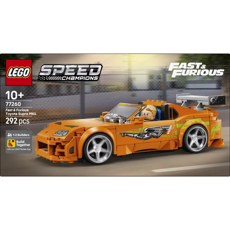LEGO Speed Champions 77260 The Fast and The Furious Toyota Supra MK4 (292 peças)
