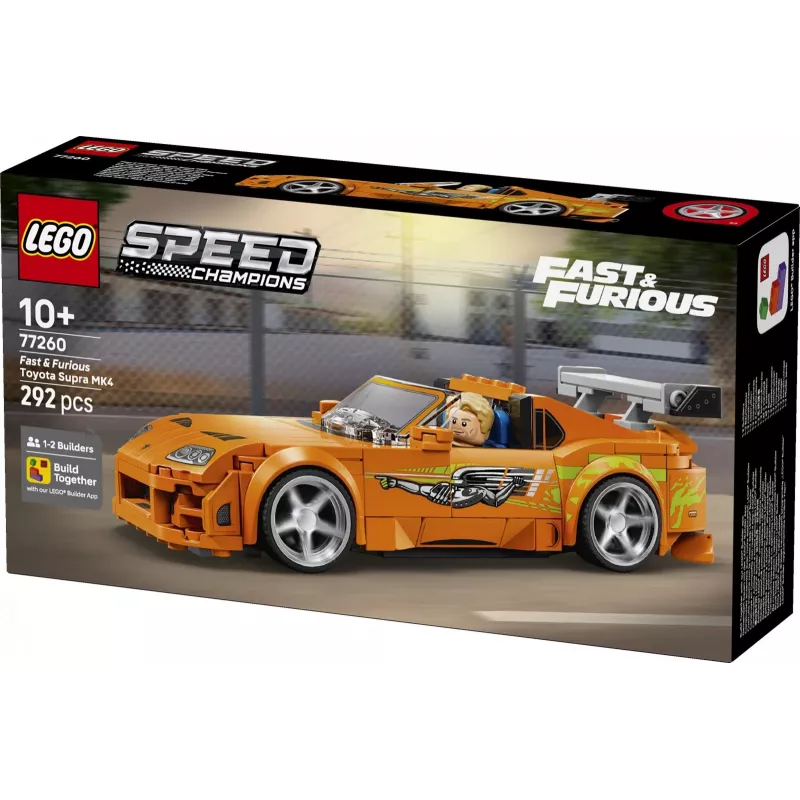 LEGO Speed Champions 77260 The Fast and The Furious Toyota Supra MK4 (292 peças)