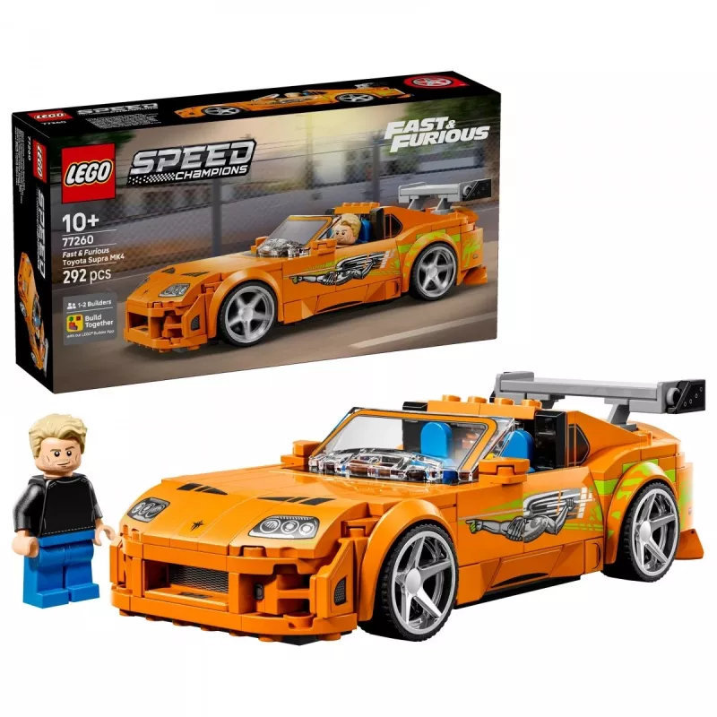 LEGO Speed Champions 77260 The Fast and The Furious Toyota Supra MK4 (292 peças)