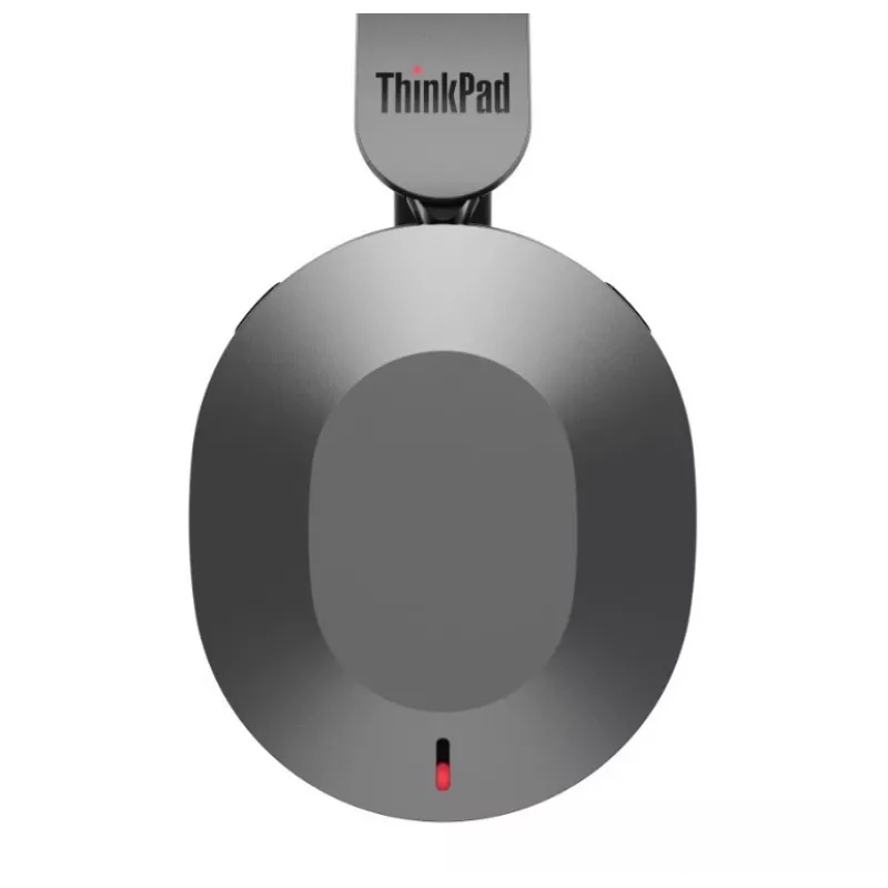Lenovo ThinkPad Auscultador Sem Fios ANC Dobrável Dual-Mode 8550 (Aura Edition) - USB-A, Microsoft Teams, Sound by Bose, Bluetooth 5.3, Preto e Prateado