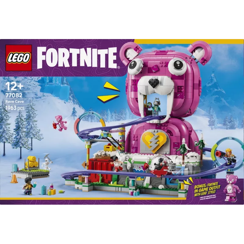 LEGO Fortnite 77082 Caverna Rave (1963 peças, a partir dos 12 anos)