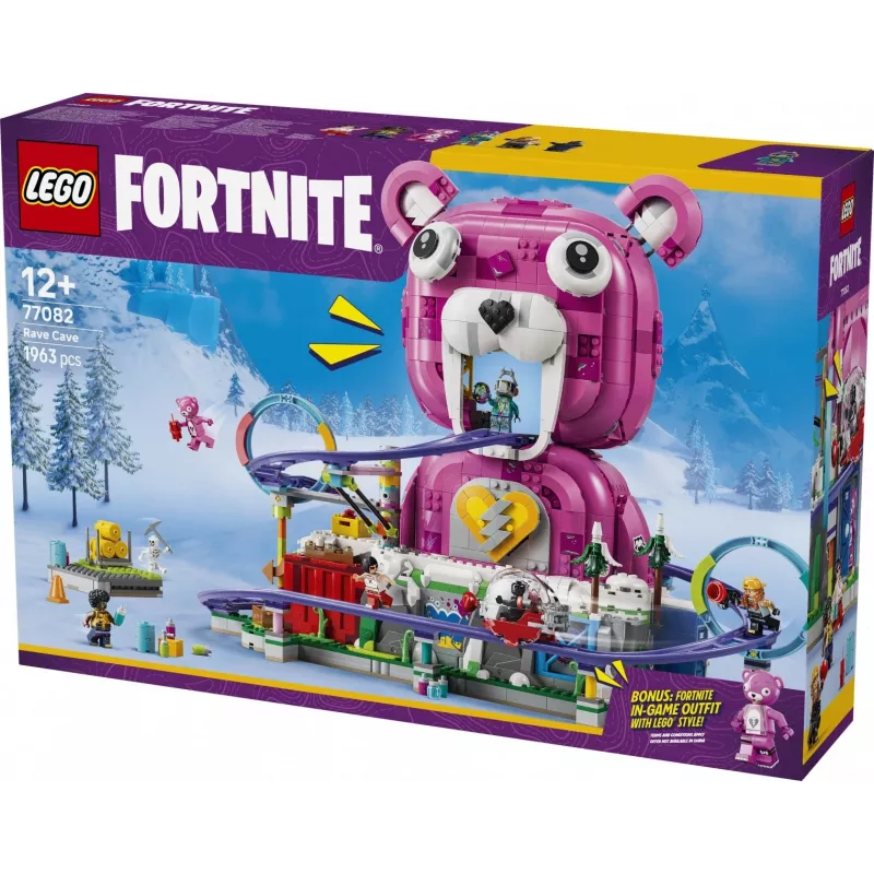 LEGO Fortnite 77082 Caverna Rave (1963 peças, a partir dos 12 anos)