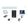 Carregador USB Multiporta Inteligente i-tec 100W 2x USB-C + 1x USB-A LCD CHARGER-INTG100W