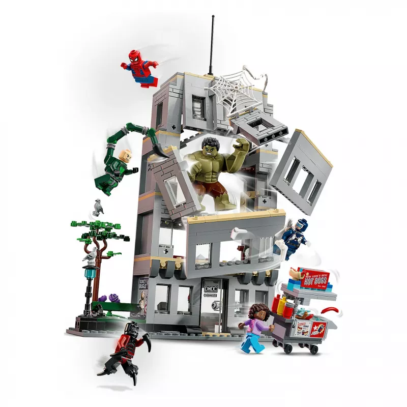 LEGO Marvel 76350 Spider-Man vs. Hulk Epic Clash (534 peças)