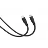 Cabo de Silicone DIGITUS USB4 Versão 2.0 USB-C para USB-C 80Gbps 240W 16K 0,5m Preto AK-300350-005-S