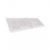 Teclado USB com Fio CHERRY KC 1000 - Layout QWERTY Espanhol, Cinzento Claro