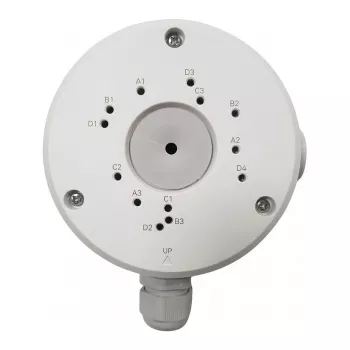 Caixa de Ligação Reolink RLA-JBS1 — liga de alumínio, à prova de água, para câmaras Bullet e PoE, Ø 11,4 cm, branco