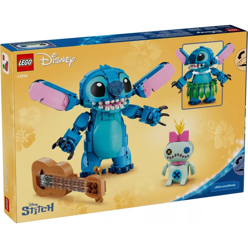 LEGO Disney 43296 Stitch & Scrump Conjunto de Construção (713 peças)