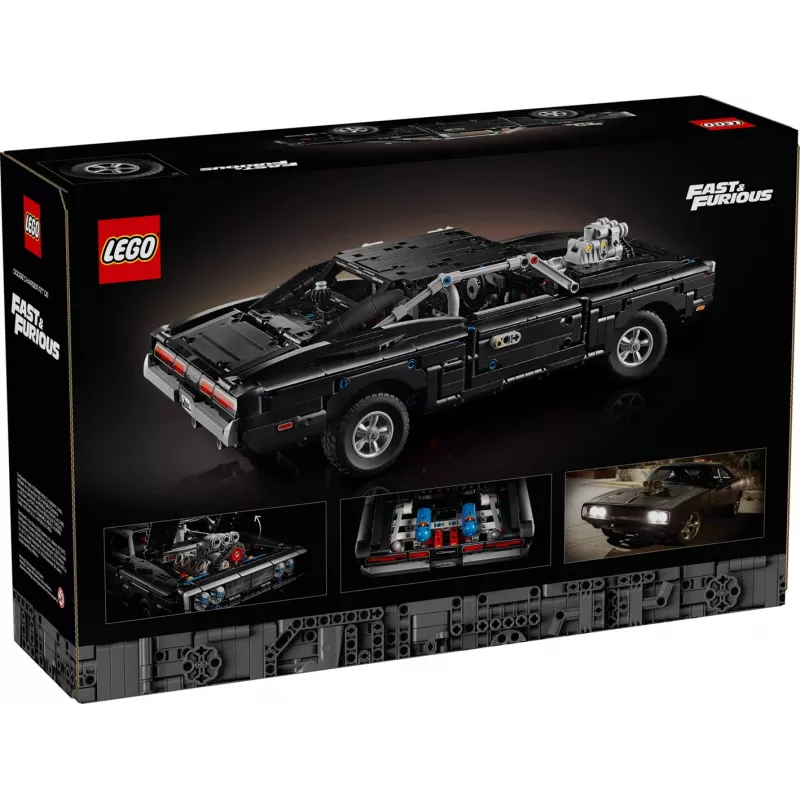 LEGO Technic 42231 Fast & Furious Dodge Charger R/T Car (1516 peças, 18+)