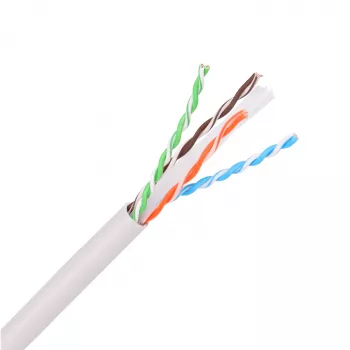 Cabo de Instalação Extralink CAT6A U/UTP Indoor Twisted Pair 305 m Branco EX.96631