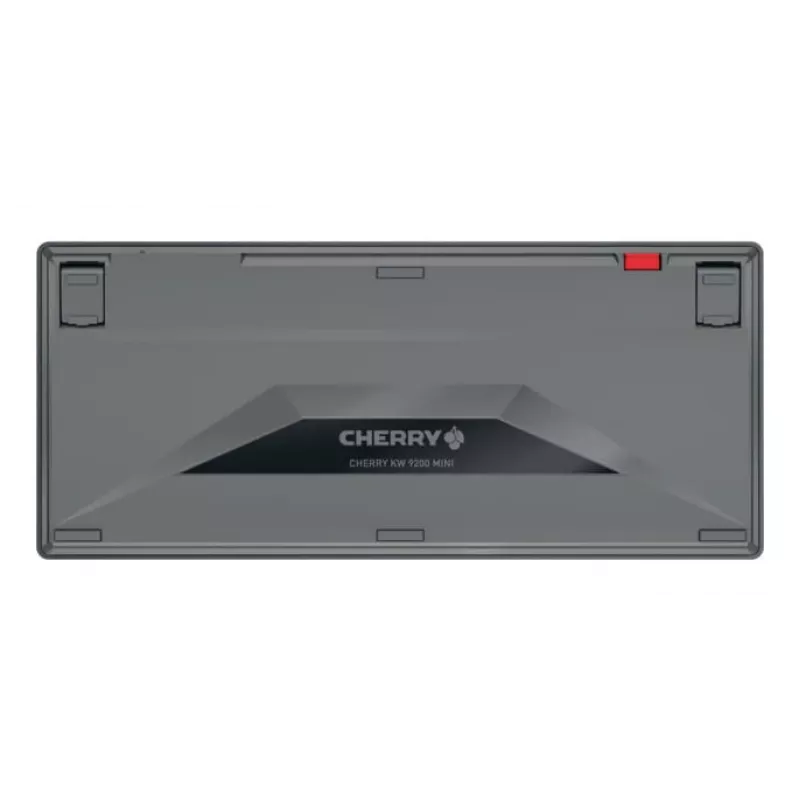 Teclado compacto sem fios CHERRY KW 9200 MINI, recarregável, 2,4 GHz + Bluetooth + USB-C, preto (AZERTY belga) JK-9250BE-2