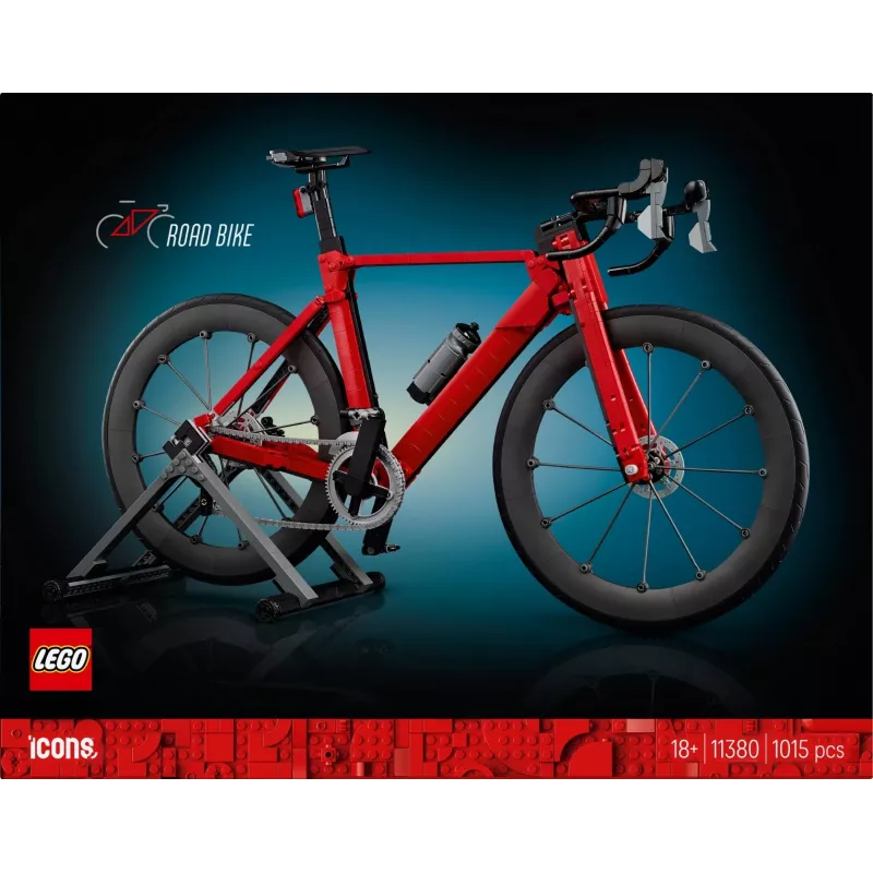 LEGO Icons 11380 Conjunto de Construção Bicicleta de Estrada, 1015 peças, a partir de 18 anos