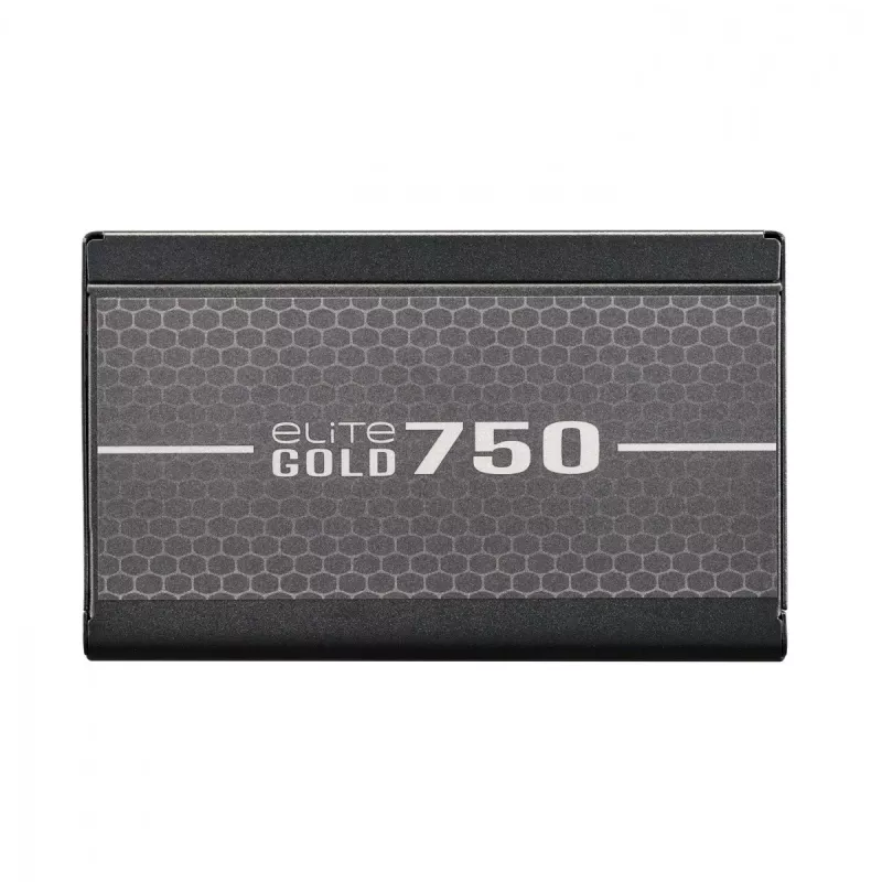 Fonte de alimentação Cooler Master Elite Gold 750 750W ATX 3.1 80 PLUS Gold totalmente modular preta MPX-7505-AFAG-BEU