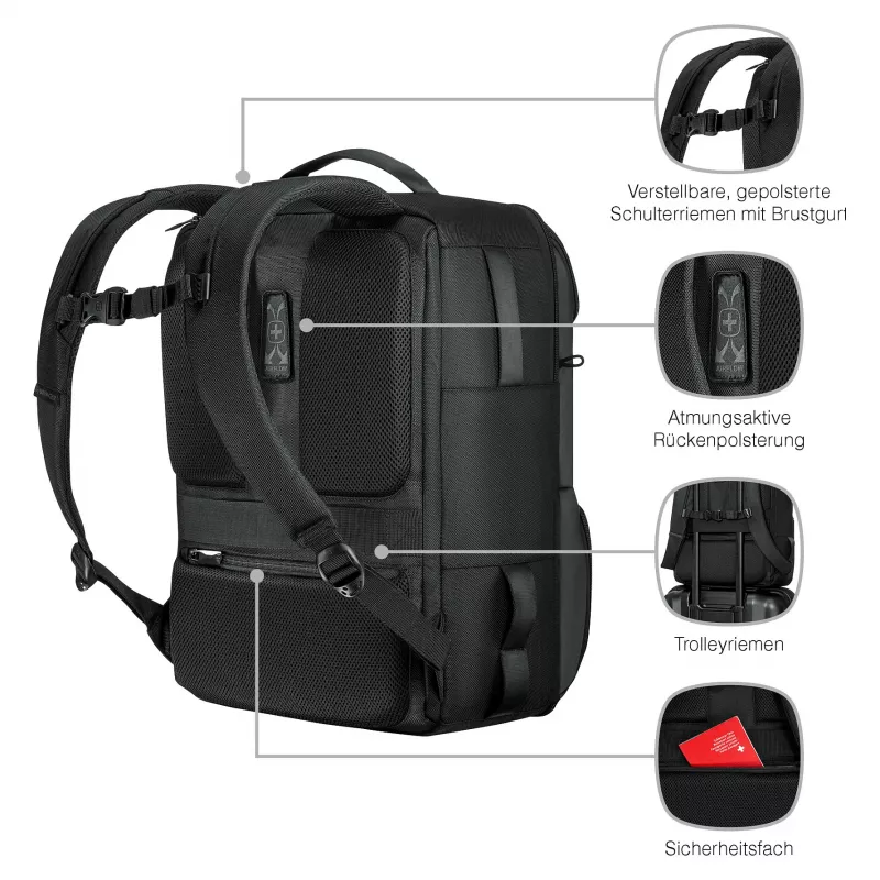 Mochila para portátil Wenger UrbanOne Travel 15,6