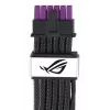Cabo de alimentação para GPU ASUS ROG Equalizer 12V-2x6 PCIe 5.1 / ATX 3.1, 0,75 m, 16 AWG, Preto (90YE00BN-B0QA00)