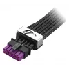 Cabo de alimentação para GPU ASUS ROG Equalizer 12V-2x6 PCIe 5.1 / ATX 3.1, 0,75 m, 16 AWG, Preto (90YE00BN-B0QA00)