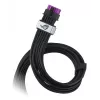 Cabo de alimentação para GPU ASUS ROG Equalizer 12V-2x6 PCIe 5.1 / ATX 3.1, 0,75 m, 16 AWG, Preto (90YE00BN-B0QA00)
