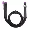 Cabo de alimentação para GPU ASUS ROG Equalizer 12V-2x6 PCIe 5.1 / ATX 3.1, 0,75 m, 16 AWG, Preto (90YE00BN-B0QA00)