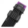 Cabo de alimentação para GPU ASUS ROG Equalizer 12V-2x6 PCIe 5.1 / ATX 3.1, 0,75 m, 16 AWG, Preto (90YE00BN-B0QA00)