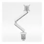Suporte de secretária para monitor Vogel's MOMO 4138 Monitor Arm Motion Plus Single Display Branco 10-43