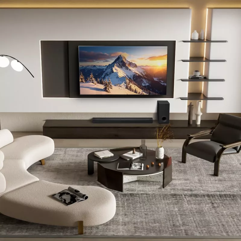 Barra de som LG S80TY 3.1.3 canais 480W Dolby Atmos com subwoofer sem fios