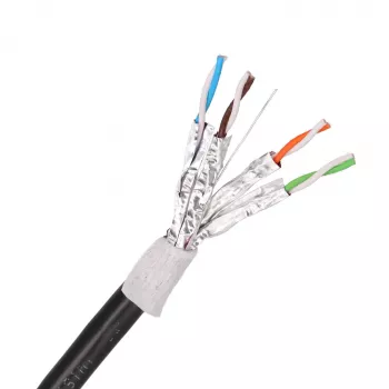 Cabo de par entrançado exterior Extralink CAT6A FTP (F/UTP) com gel 305 m EX.96587