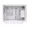 Thermaltake TR200 WS Snow White — caixa de PC Micro-ATX, mesh com painel frontal em madeira maciça, 1 ventoinha de 120 mm, USB-C, suporte para radiador de 360 mm / GPU de 365 mm