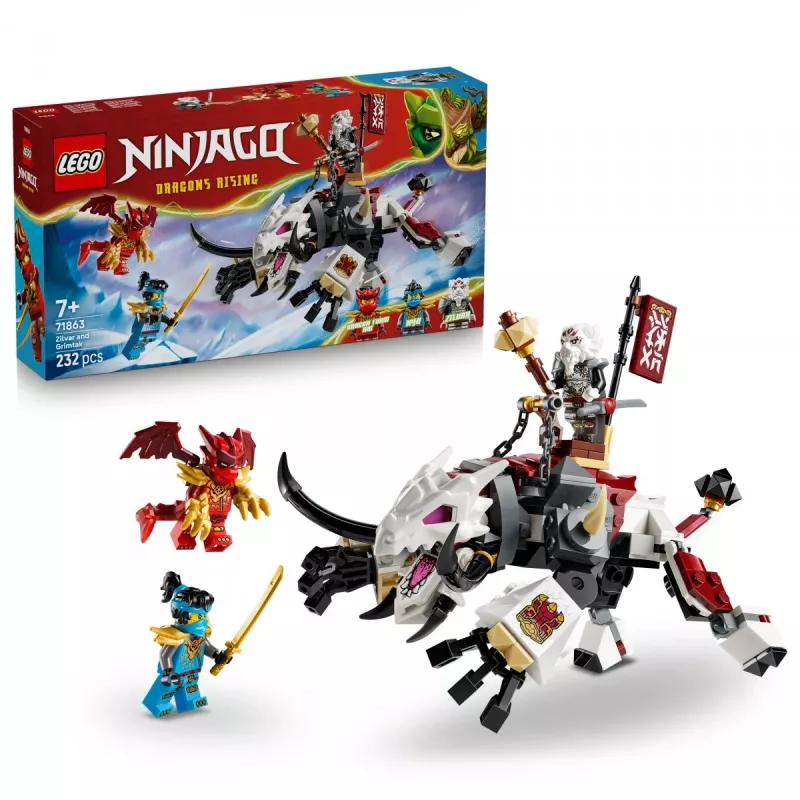 LEGO NINJAGO Zilvar e Grimtak a Besta Dragão 71863