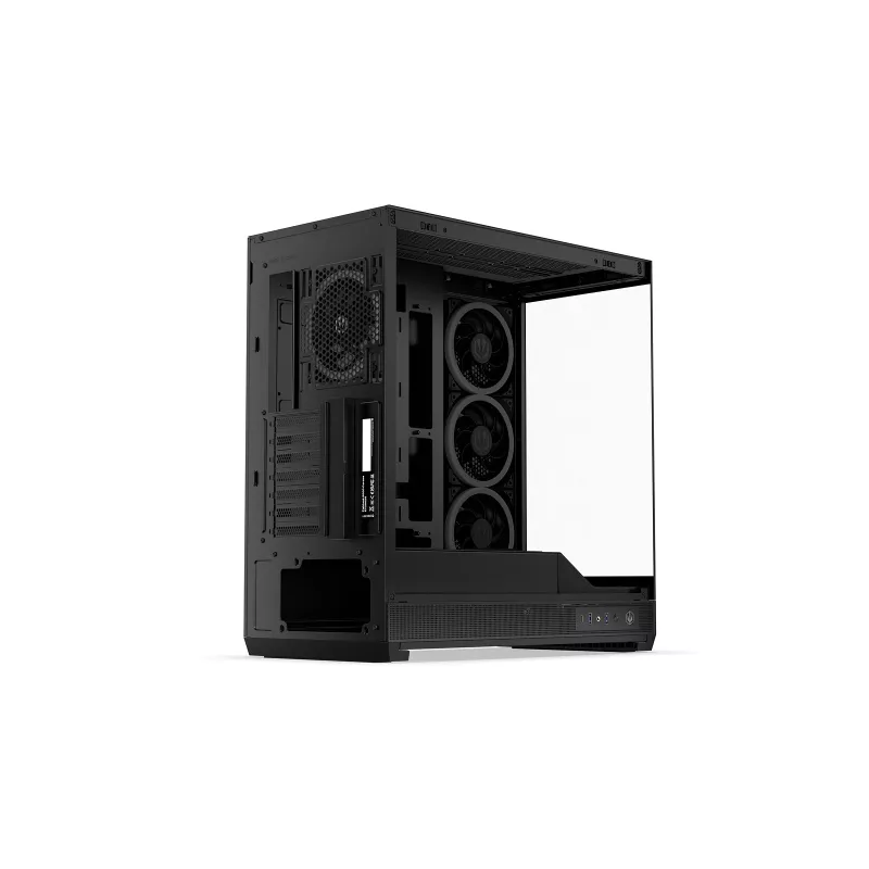 ENDORFY Fishtank 6000 Corona Caixa de PC Mid-Tower - Preto, Vidro Temperado Duplo, 4x Ventoinhas ARGB, USB-C, E-ATX
