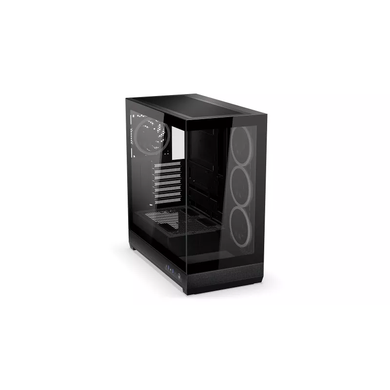 ENDORFY Fishtank 6000 Corona Caixa de PC Mid-Tower - Preto, Vidro Temperado Duplo, 4x Ventoinhas ARGB, USB-C, E-ATX
